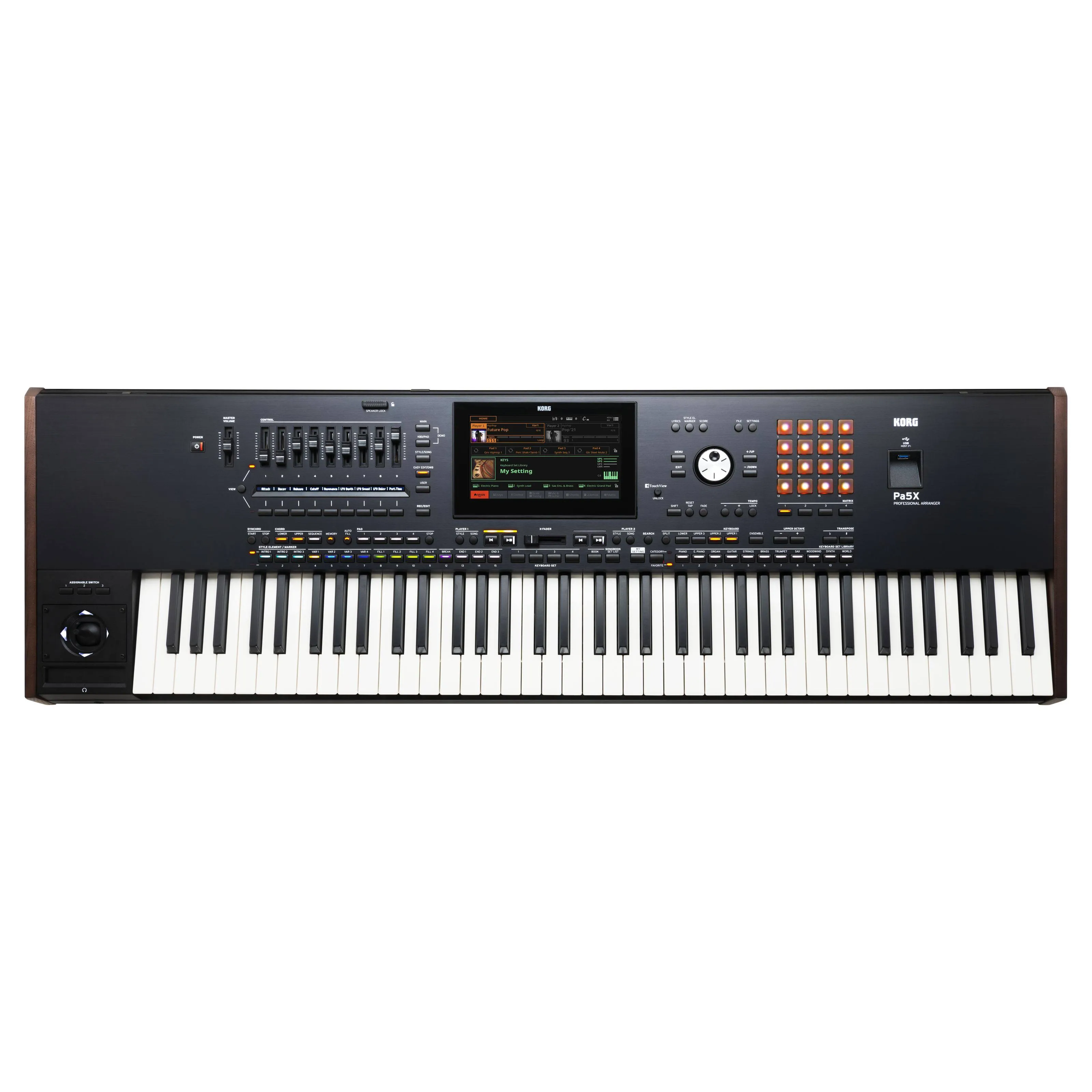 Korg Pa5X 76-Key Professional Arranger Keyboard