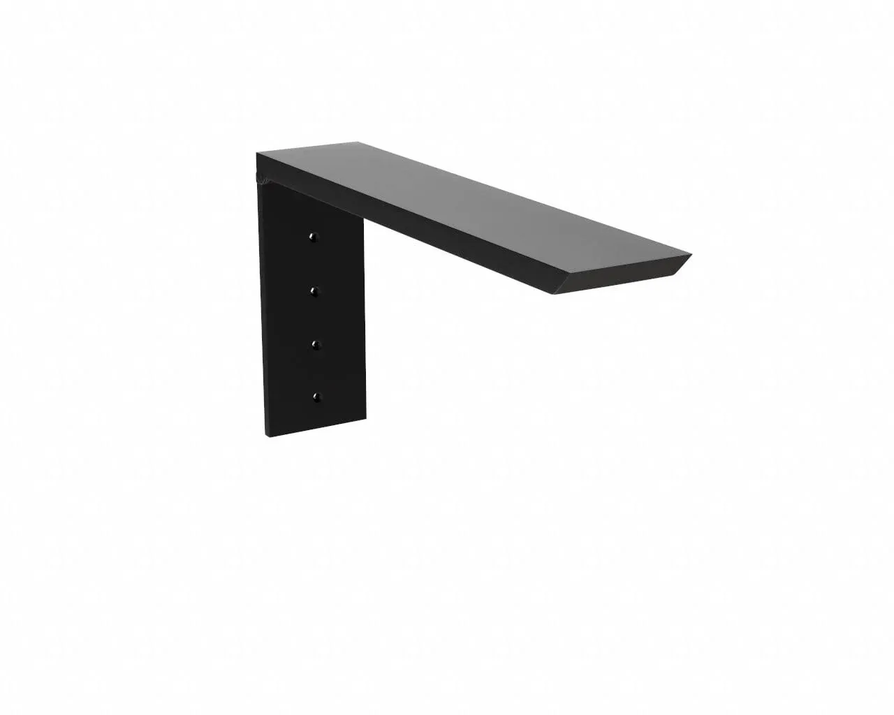 12 in. H x 6 in. V Aluminum Regular Shelf Bracket