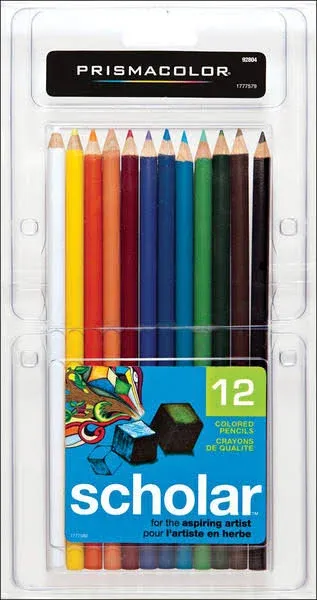 Prismacolor Scholar Colored Pencil Set, 24-Colors