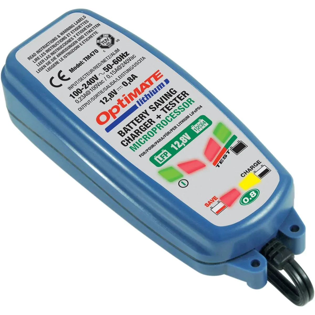 Lithium 4s 0.8A, , 8-step 12.8V 0.8A sealed battery saving charger &amp;