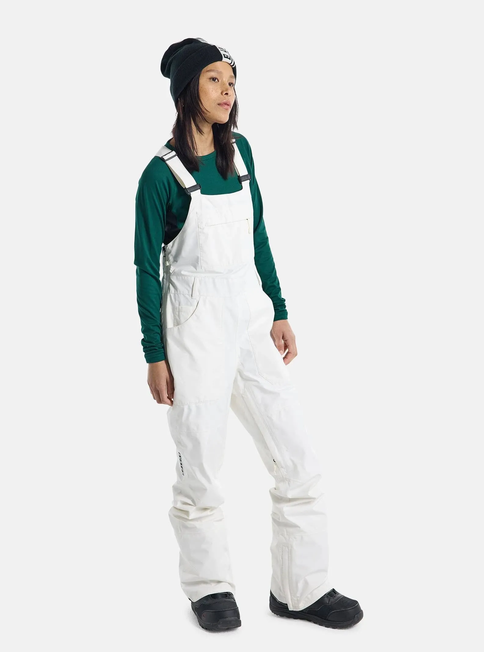 Burton Avalon Gore-Tex 2L Bib Pants - Women's L Stout White