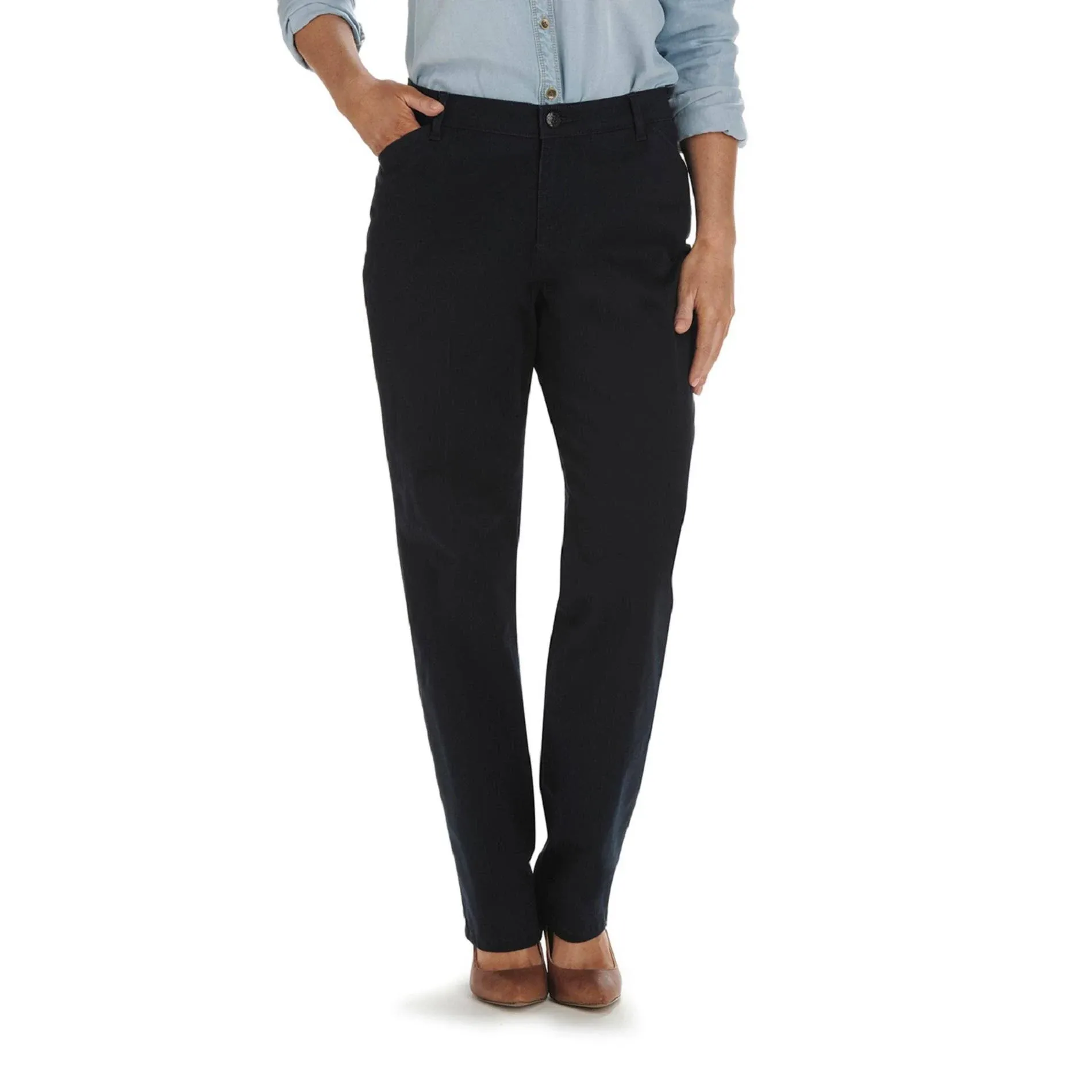 Lee Women's Relaxed Fit Straight Leg Pant