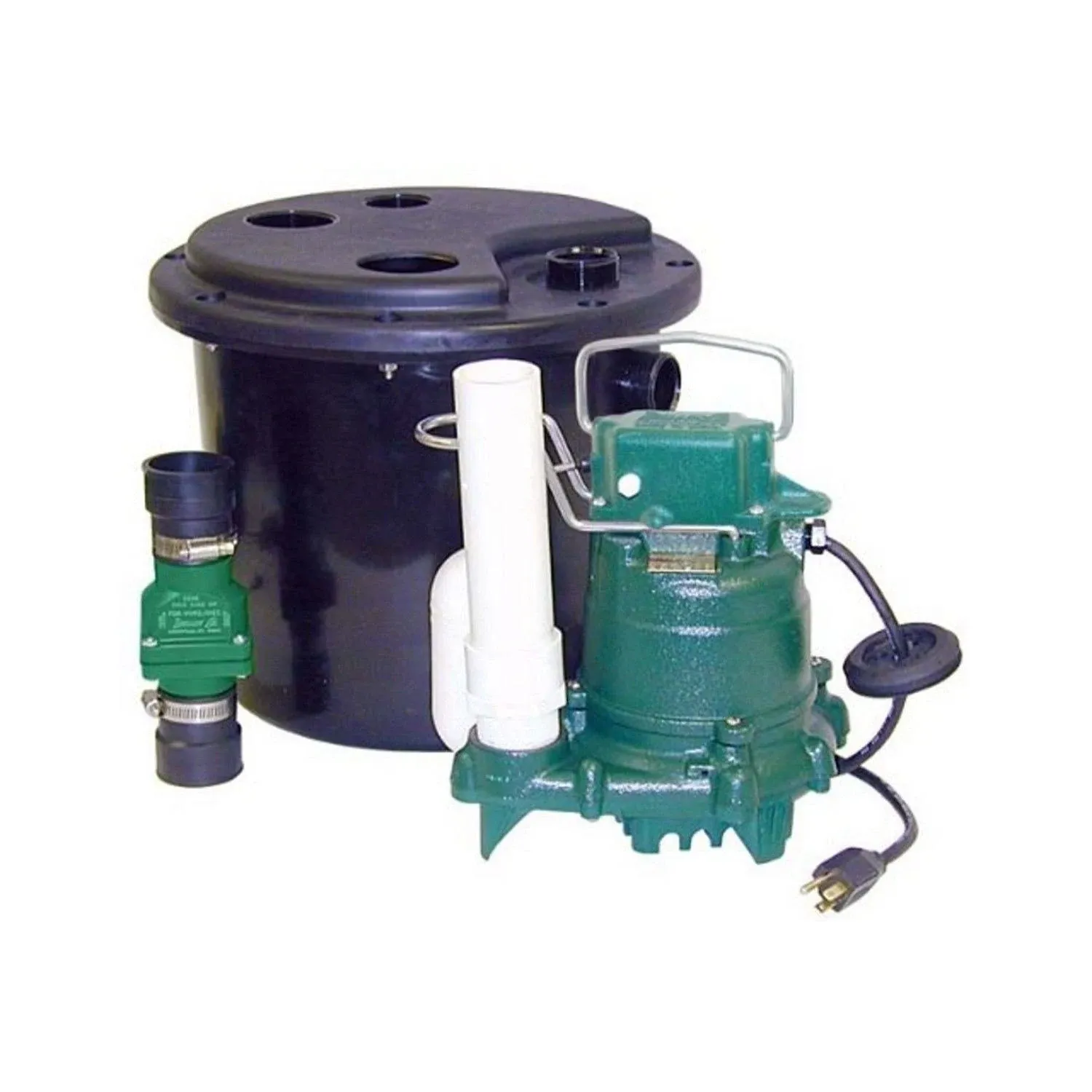 Zoeller Pump Co. 105-0001 1/3 HP Submersible Sump Pump System Drain Pump with Basin