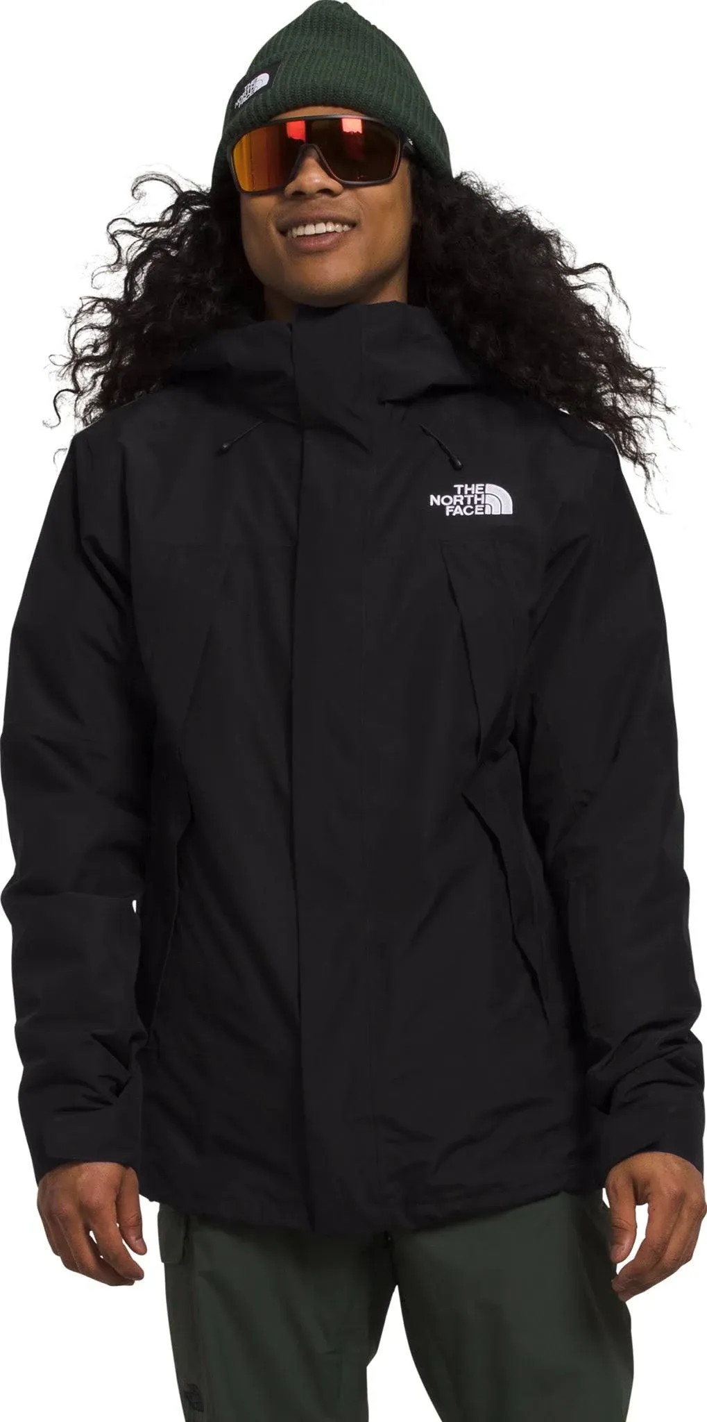 The North Face Clement Triclimate Jacket - Men's TNF Black/Asphalt Grey, M