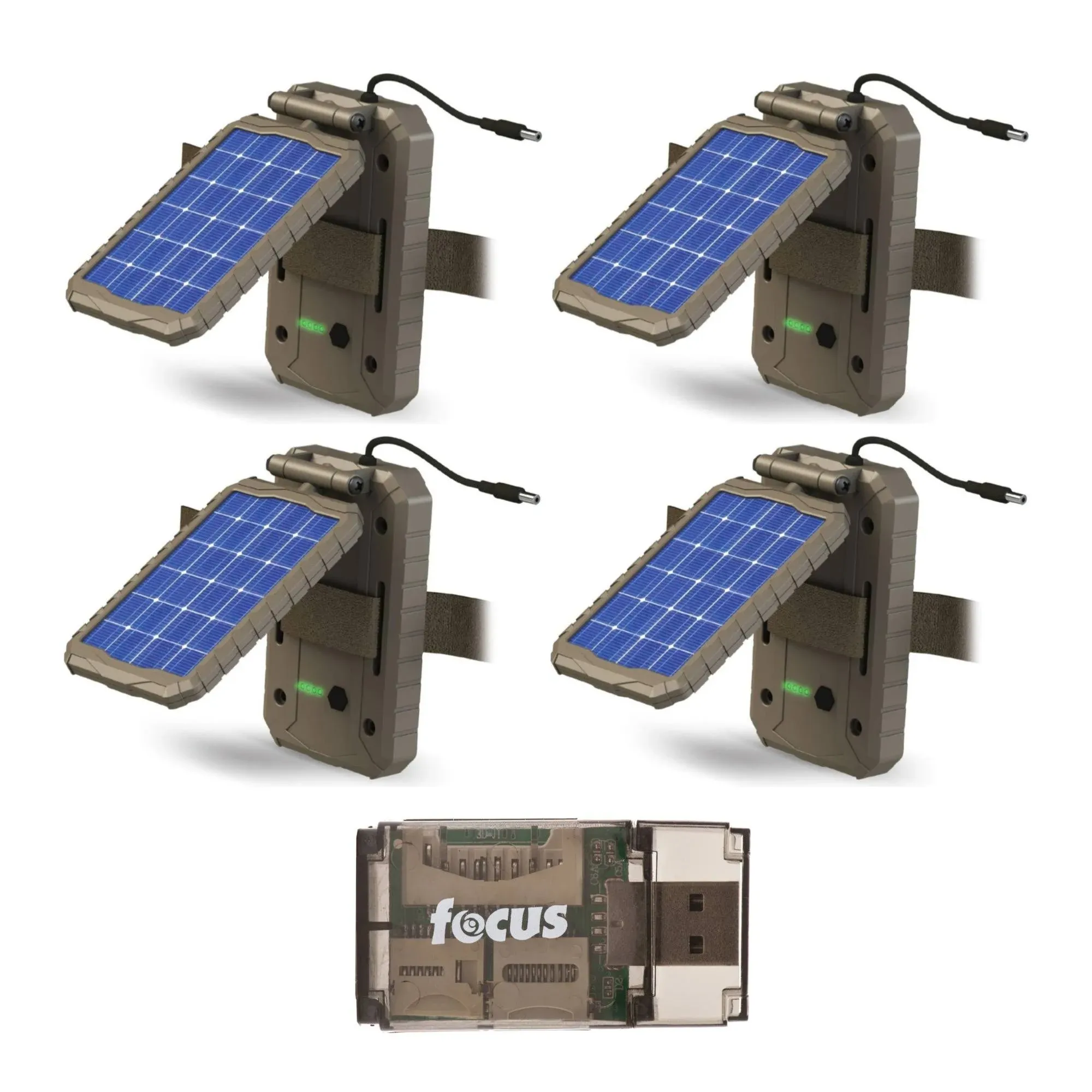 Stealth Cam Lithium Solar Power Panel with Card Reader