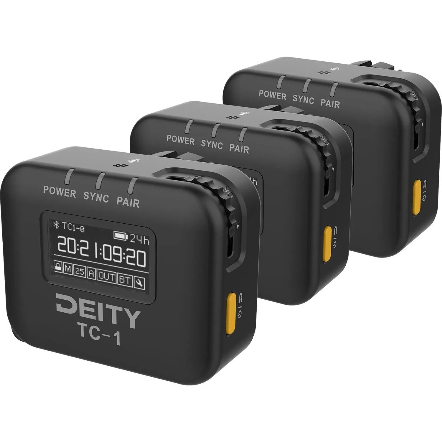 Deity Microphones TC-1 Wireless Timecode Generator Box 3-Pack Kit (Bluetooth, 2.4 GHz)