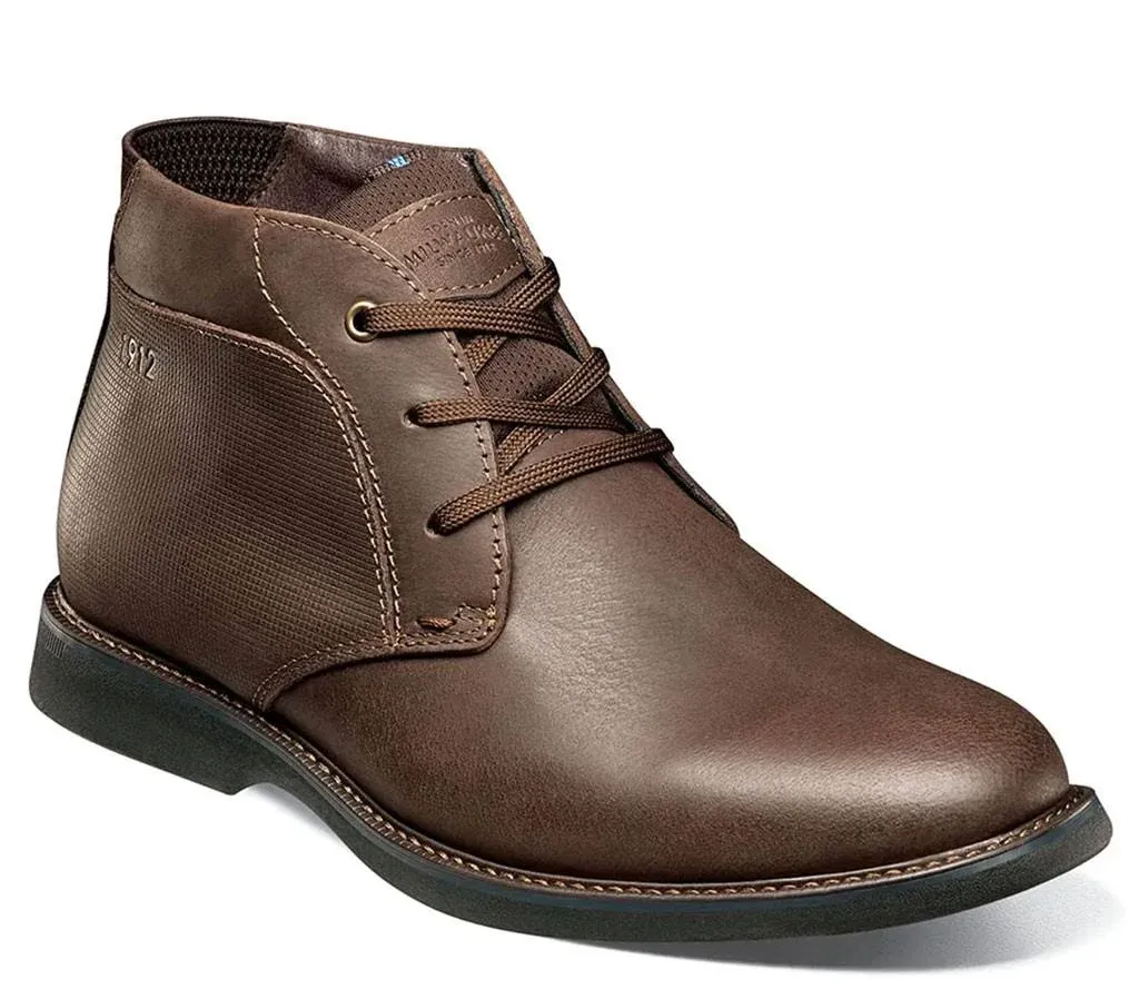 Nunn Bush Otto Plain Toe Chukka Men's Boot - Brown Size 10.5