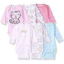 Onesies Brand unisex-baby 6-pack Long Sleeve Bodysuits