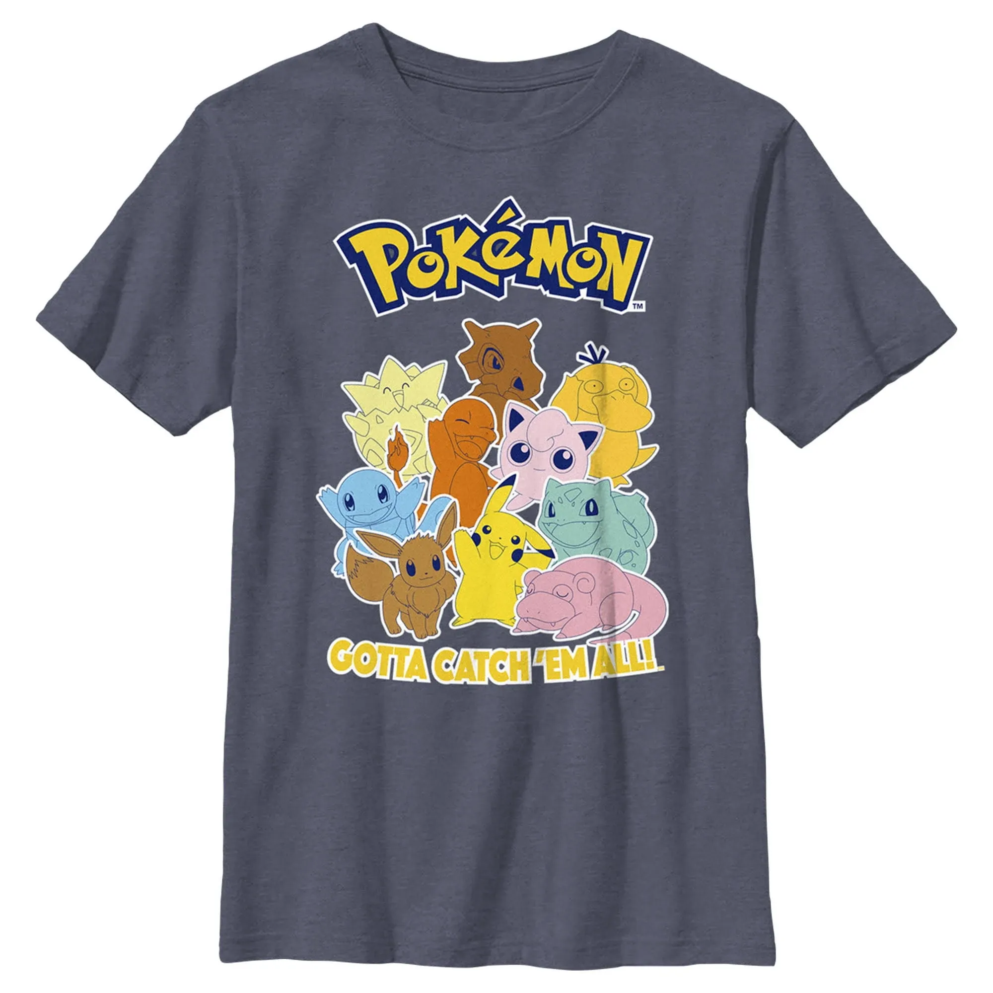 Pokemon Kids Poke Mang Boys Short Sleeve Tee Shirt