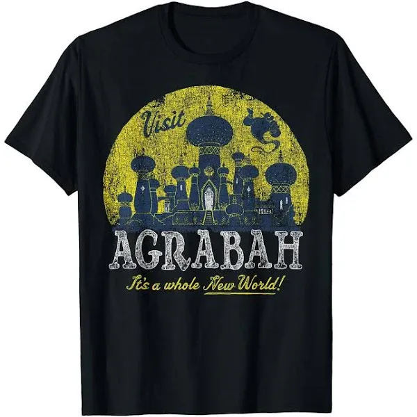 Disney Aladdin Genie Visit Agrabah Palace Vintage T-Shirt T-Shirt