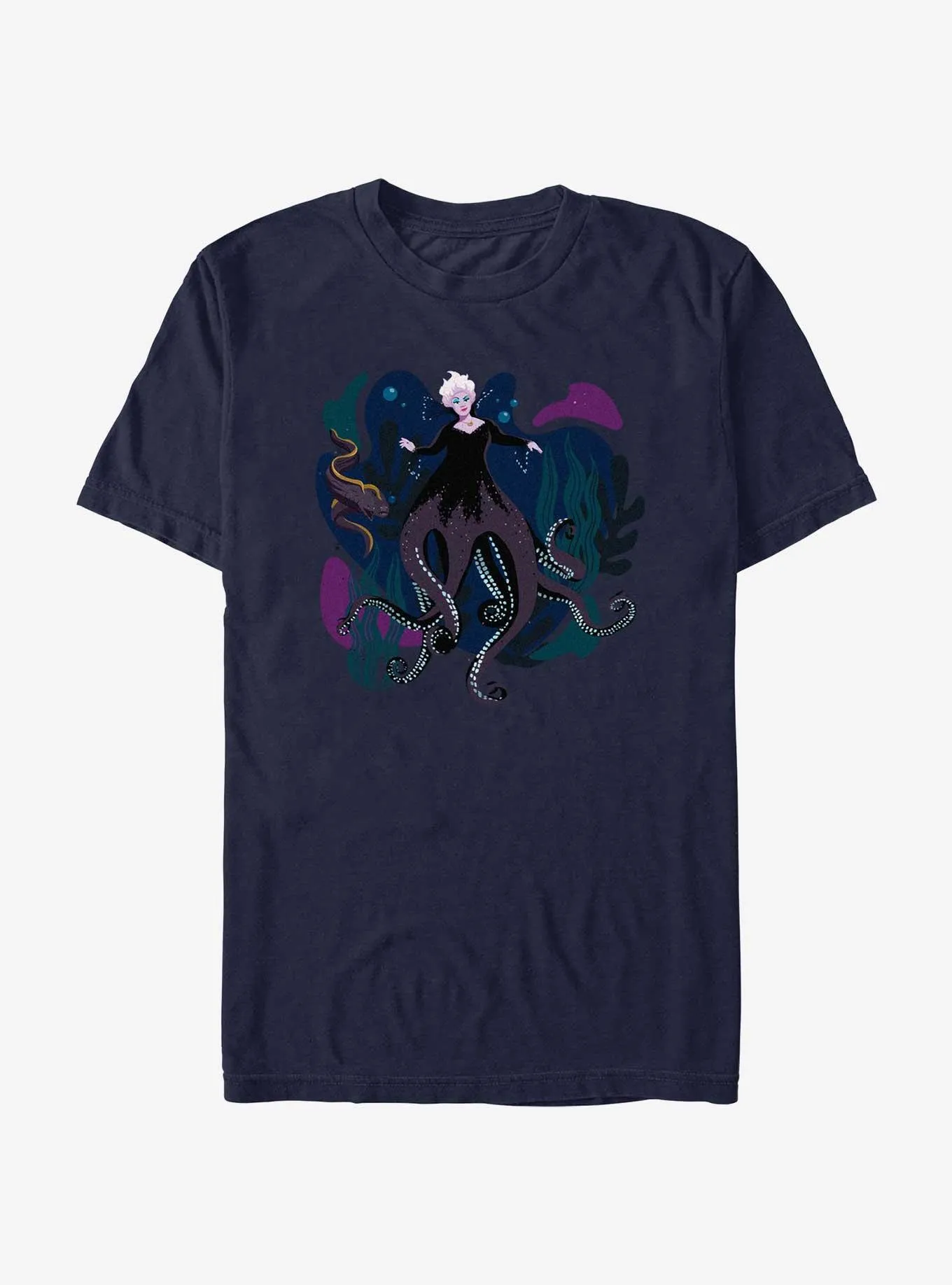 Disney The Little Mermaid Live Action Ursula With Flotsam and Jetsam T-Shirt | BoxLunch