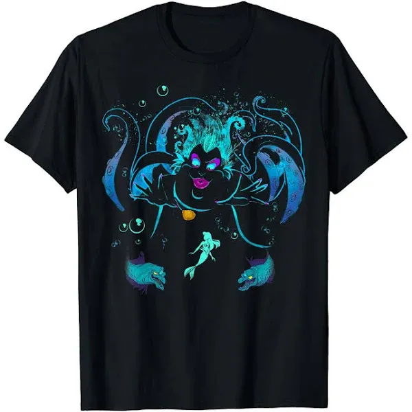 Disney The Little Mermaid Ursula Flotsam And Jetsam T-Shirt