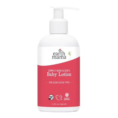 Earth Mama Natural Non-Scents Baby Lotion 8oz