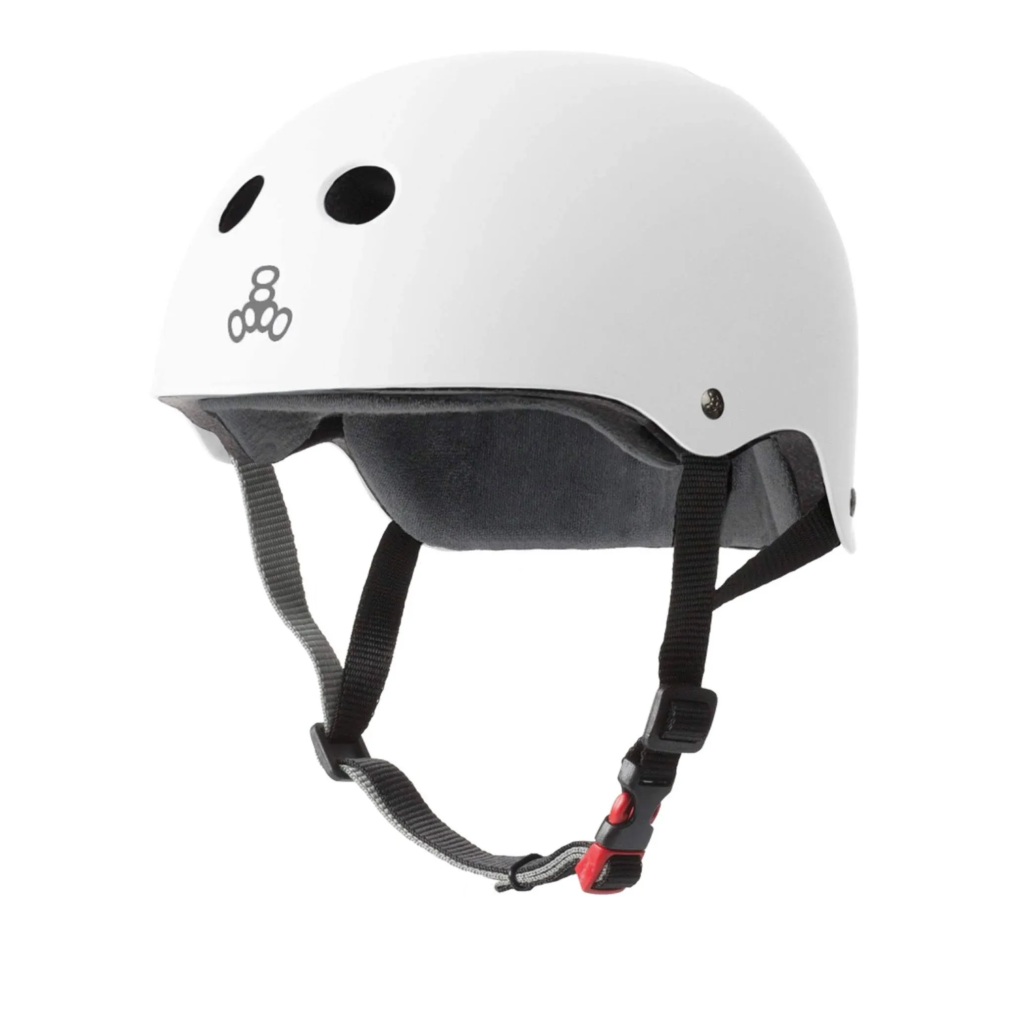 Triple 8 - The Certified Sweatsaver Helmet - White Rubber