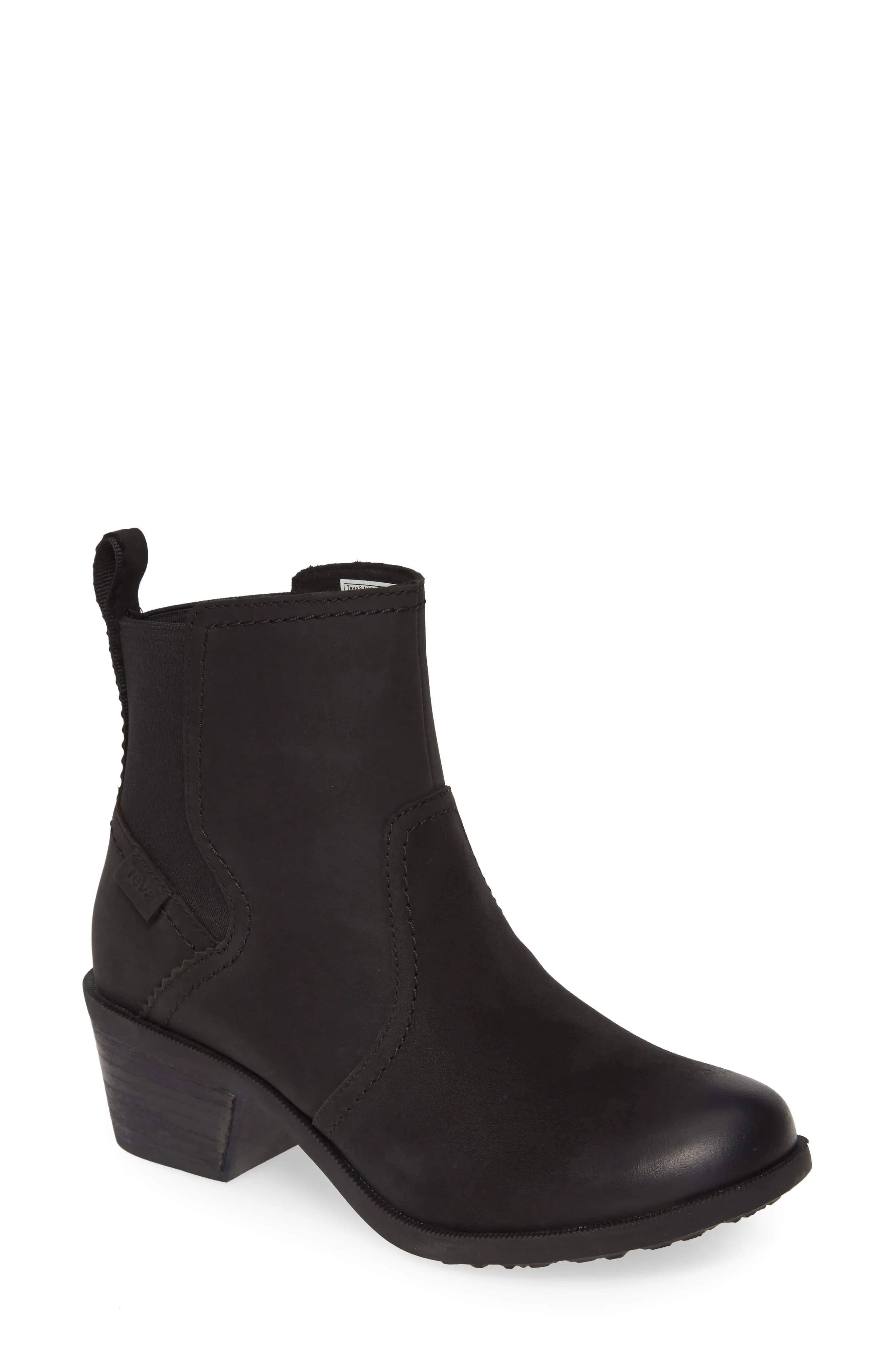 TEVA Anaya Chelsea Waterproof Black Boots - Women&#x27;s