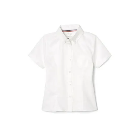 French Toast Girls' Short Sleeve Oxford Shirt