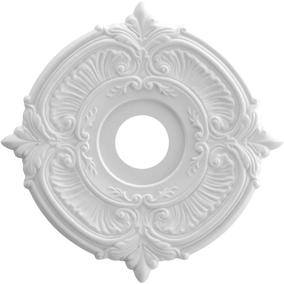 Ekena Millwork CMP16AT Attica Thermoformed PVC Ceiling Medallion (Fits