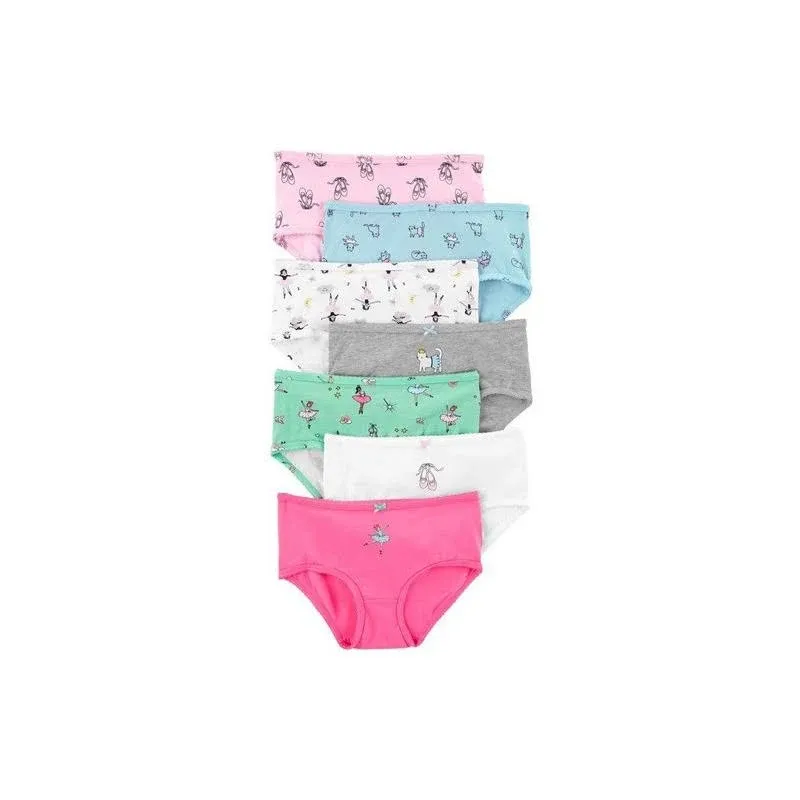 Carter's Girls' Little 7-Pack Underwear