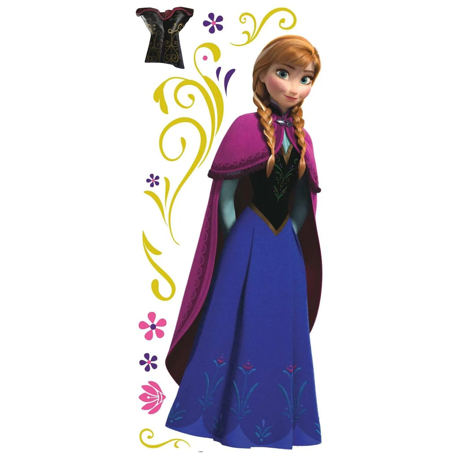 RoomMates Disney® Frozen Anna's Cape Peel & Stick Giant Wall Decals | 14.5" x 41" | Michaels®