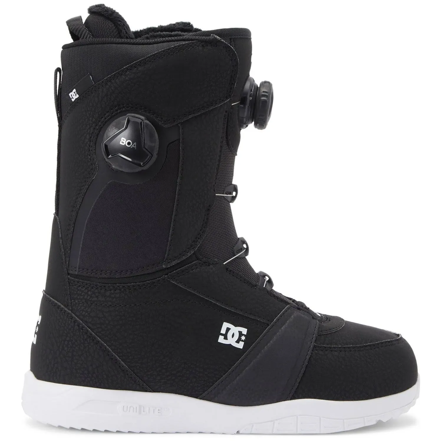 DC Lotus Black/White 9.5 Snowboard Boots Women's 2024