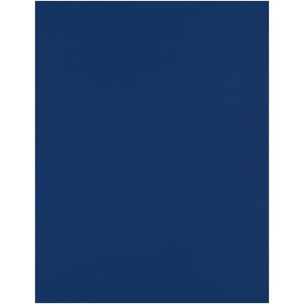 8 1/2 x 11 Cardstock Navy 50 Qty.