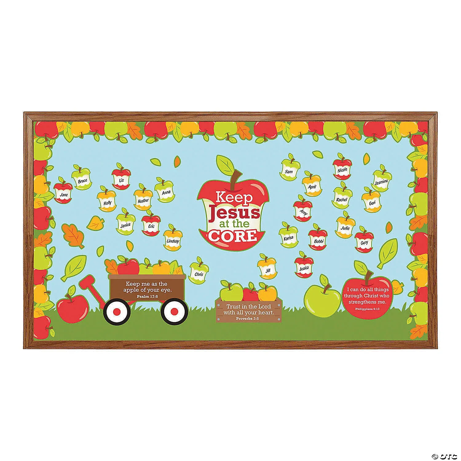 Fun Express Jesus is The Core Bb Set - 11 Pieces - Educational and Learning Activities for Kids