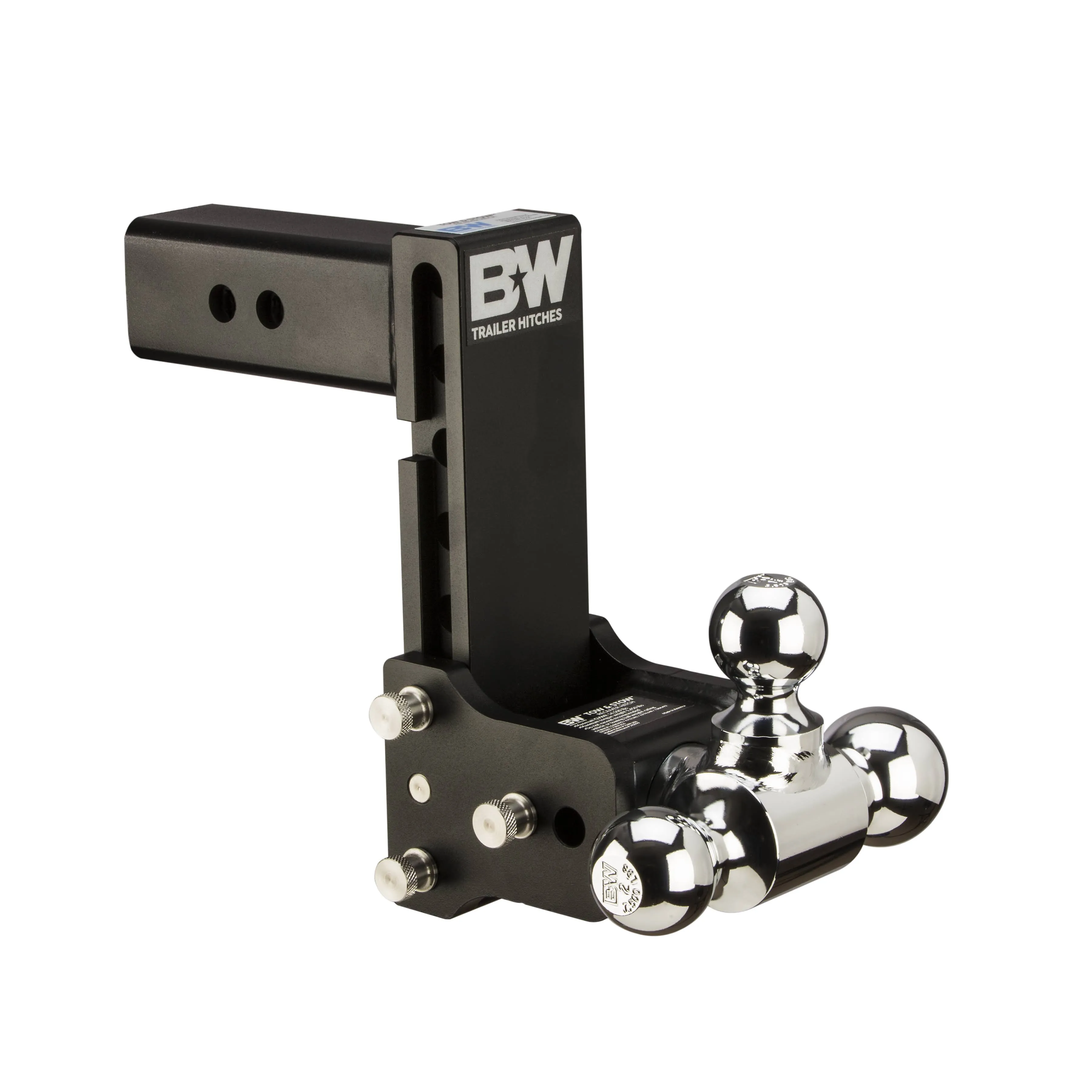 B W Trailer Hitches Browning Tow Stow Adjustable Ball Mount