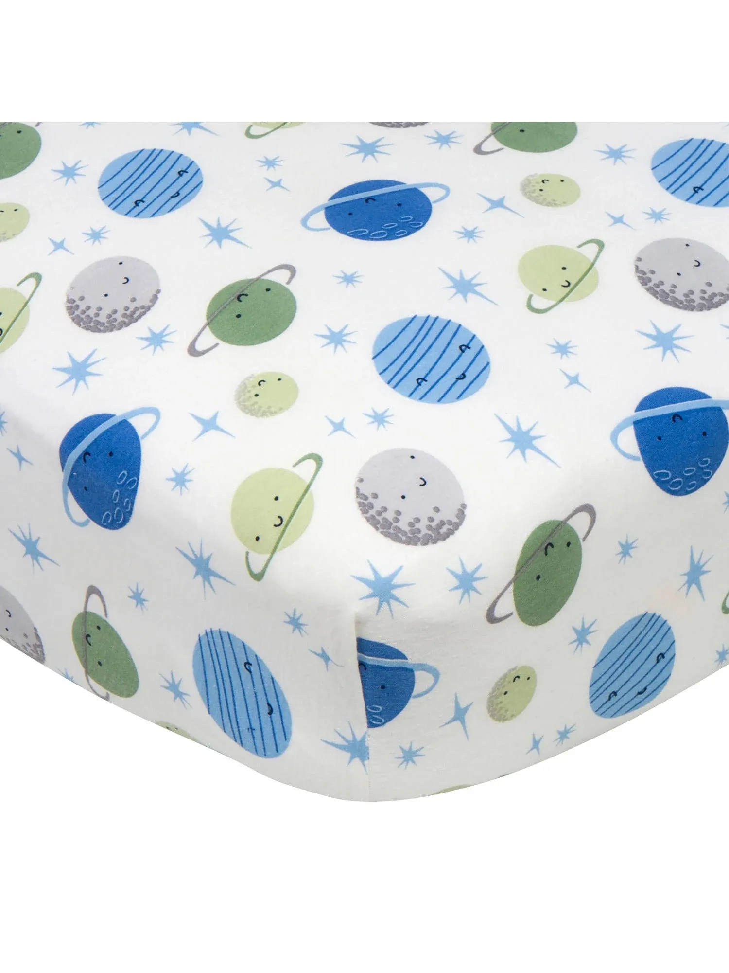 Boys Space Fitted Crib Sheet