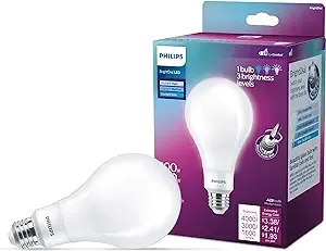 Philips 576397 LED Bulb A23 E26 (Medium) Daylight 300 Watt Equivalence Frosted