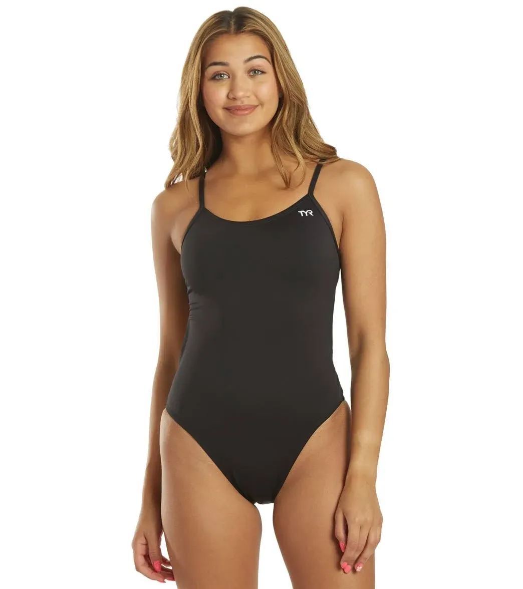 TYR Cutoutfit Women&s Swimsuit Black 26