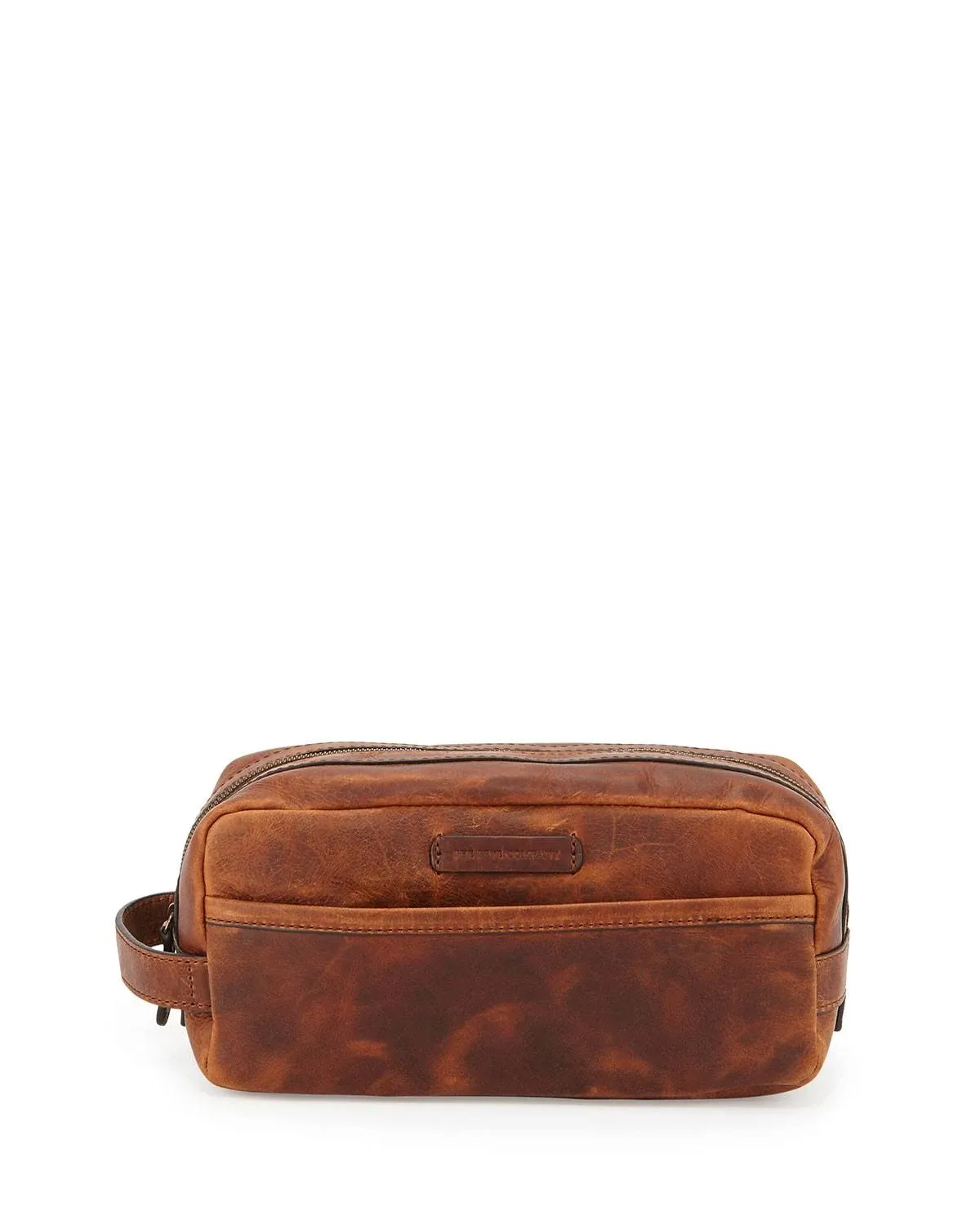 Logan Leather Travel Kit, Dark Brown