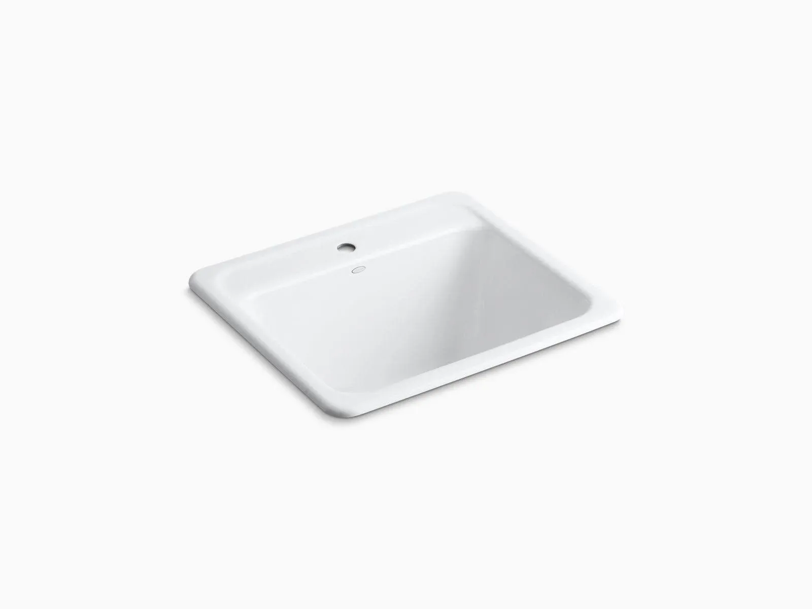 Kohler Glen Falls 22-in x 25-in 1-Basin Undermount Utility Sink