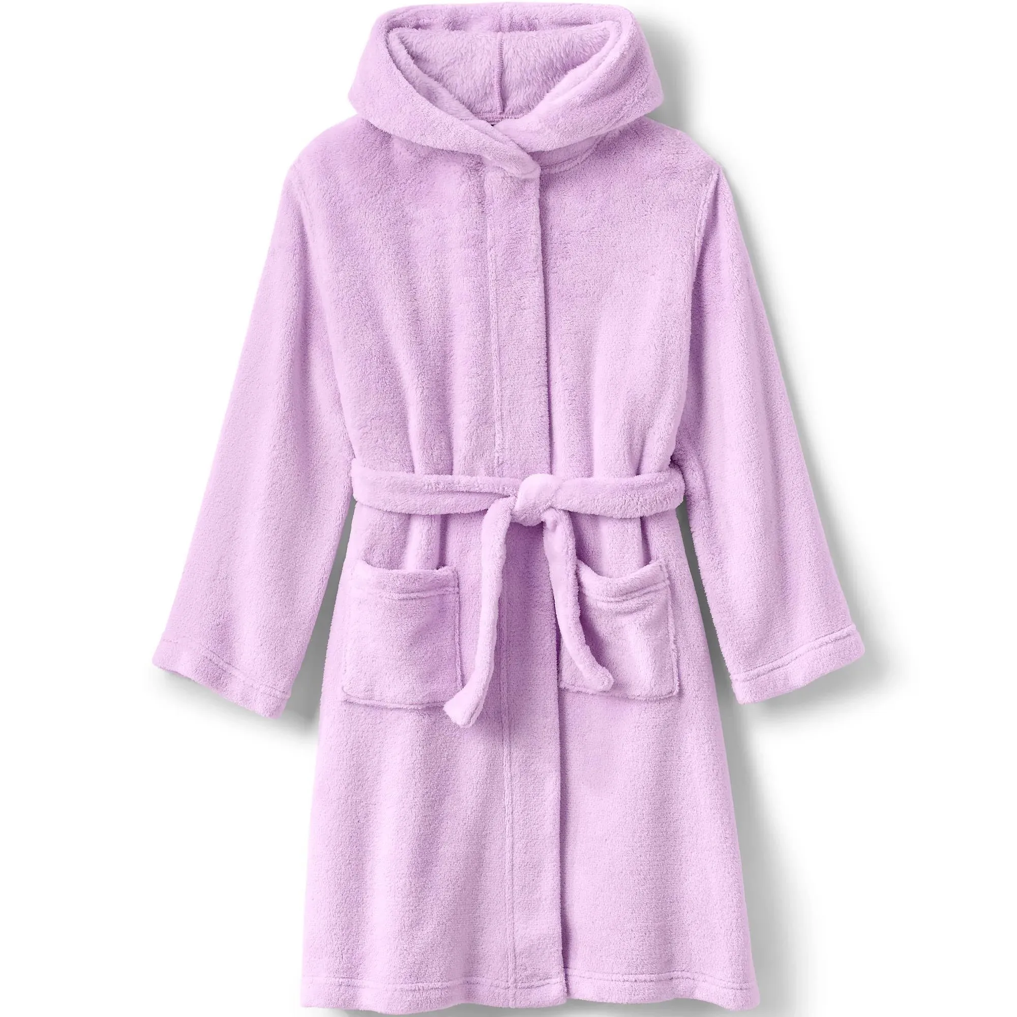 Kids Lands' End Fleece Hooded Robe