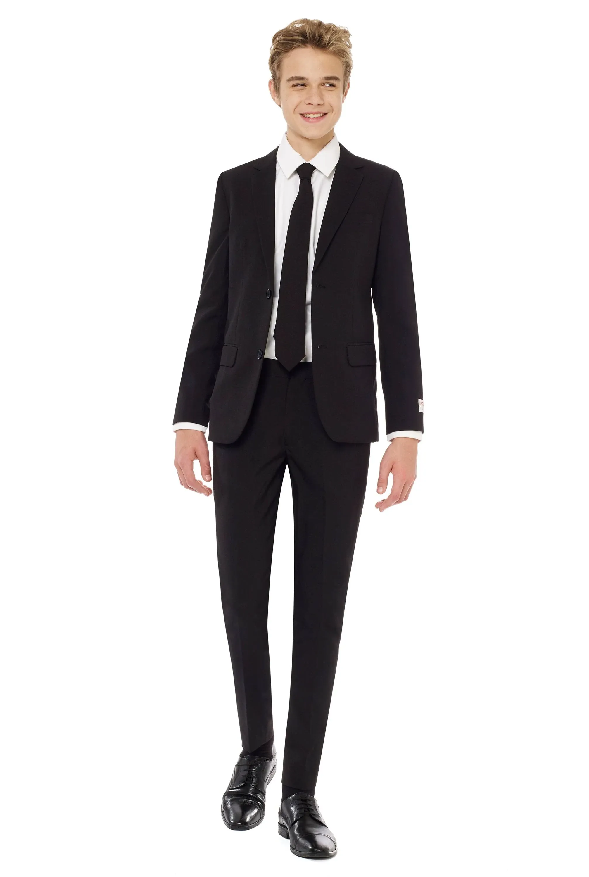 Opposuits - Black Knight - Teen Boys Black Suit