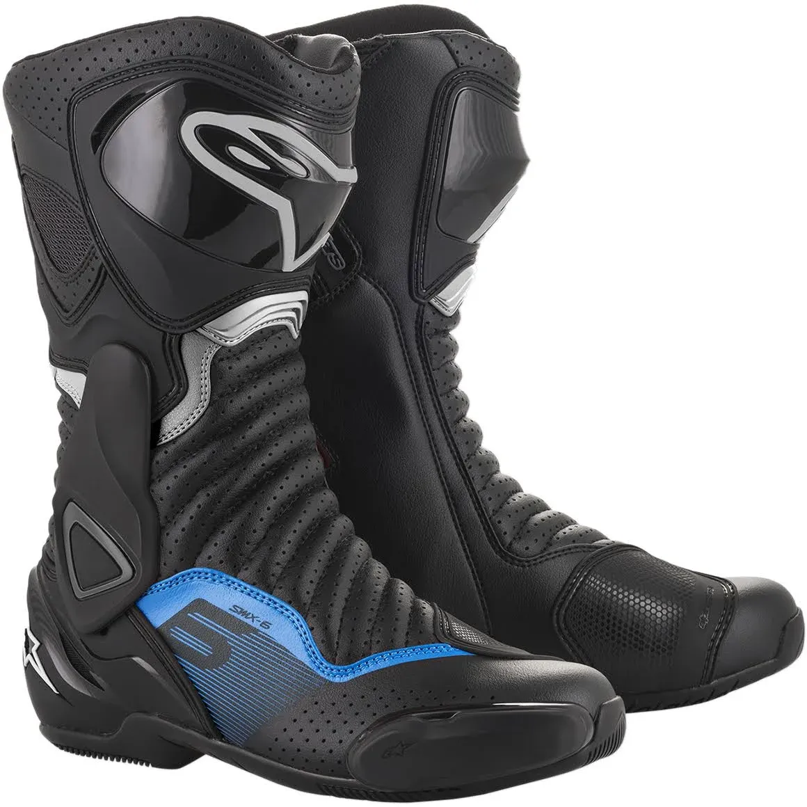 Alpinestars SMX-6 Vented Boots V2 - Black/Gray/Red - Size 44