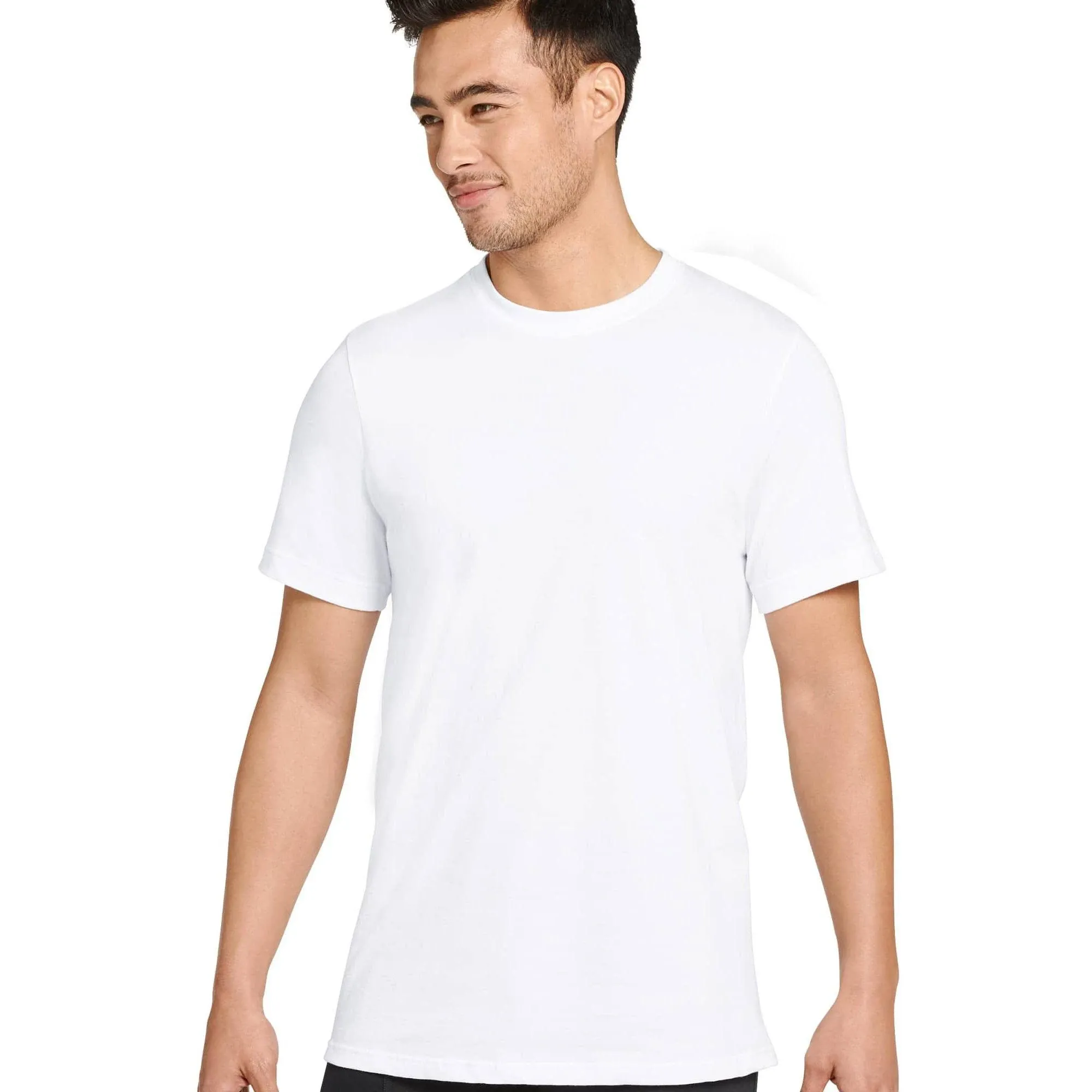 Jockey Men's Made in America 100% Cotton Crew Neck T-Shirt - 2 Pack