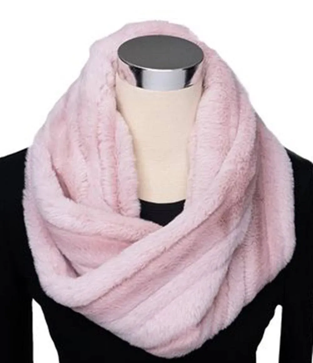 Shannon Fabrics Infinity Scarf Cuddle Kit Vienna Rosewater Fabric, Pink