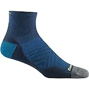 Darn Tough Men's 1/4 Ultra-Lightweight Run Sock (Style 1034) - Eclipse, LargeDarn Tough Men's 1/4 Ultra-Lightweight Run Sock (Style 1034) - Eclipse, Large