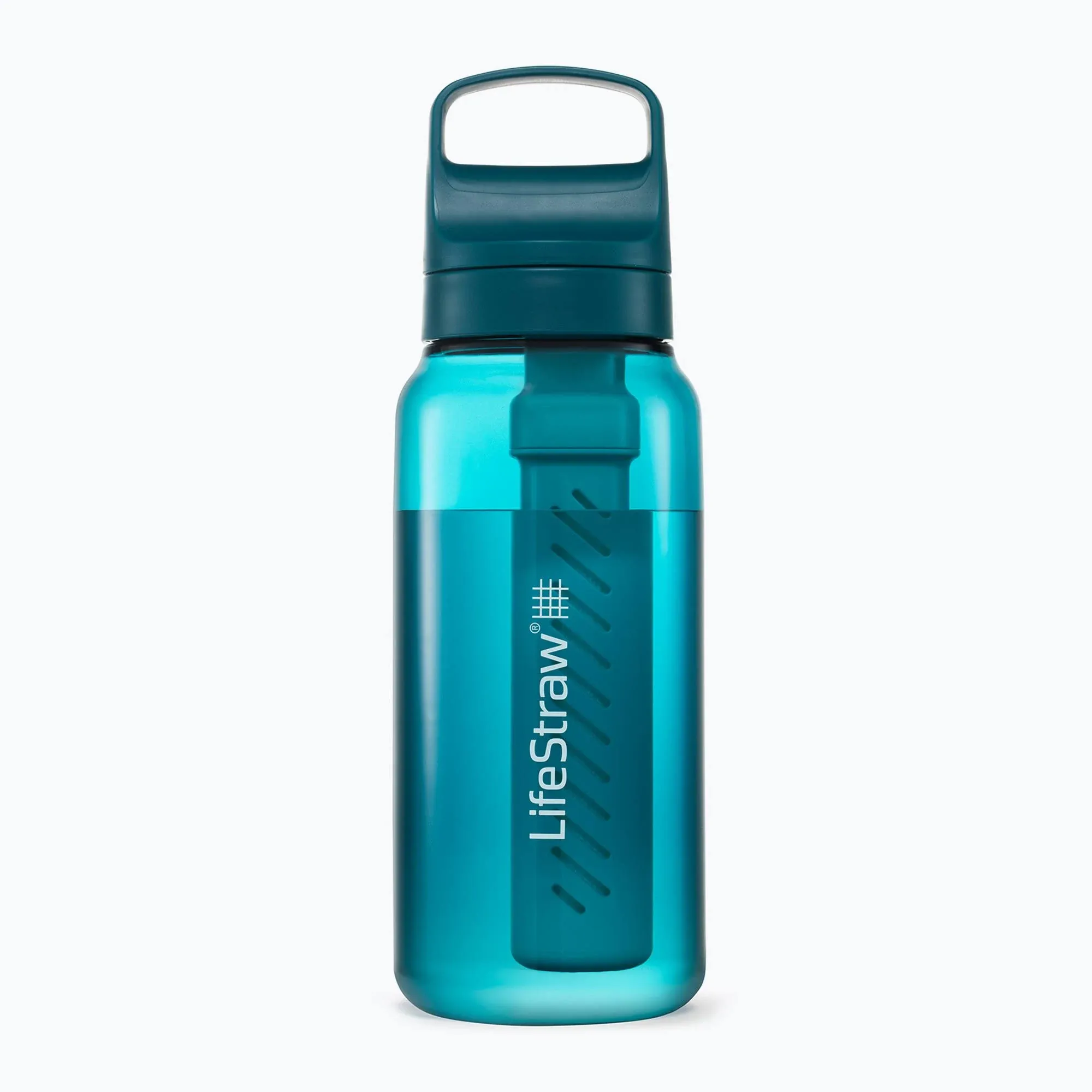 LifeStraw Go Water Bottle with Filter, Aegean Sea / 1Liter