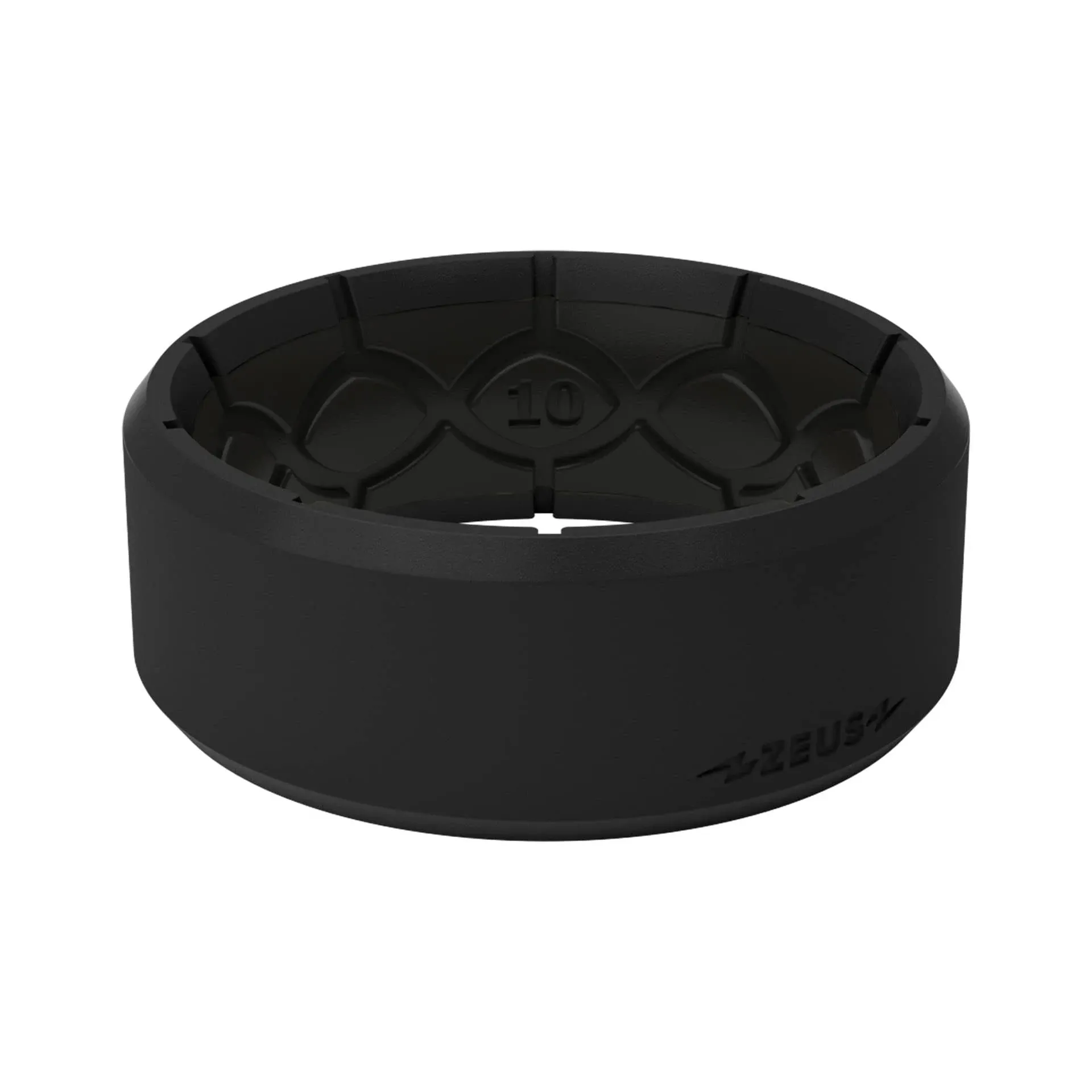 Groove Life Zeus Edge Midnight Black Ring Silicone Ring Size 8