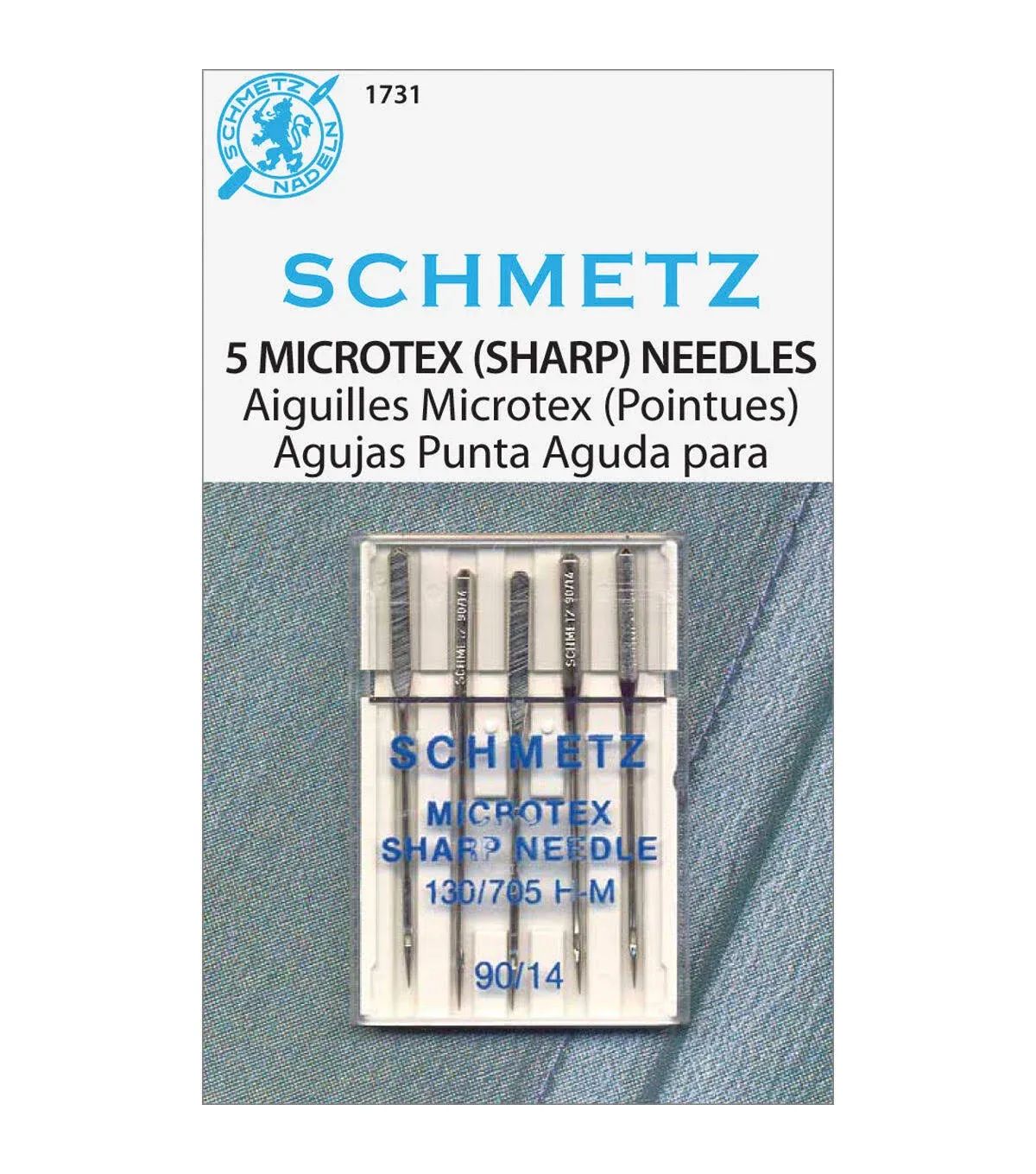 Schmetz Sharp Microtex Machine Needles Size 90/14