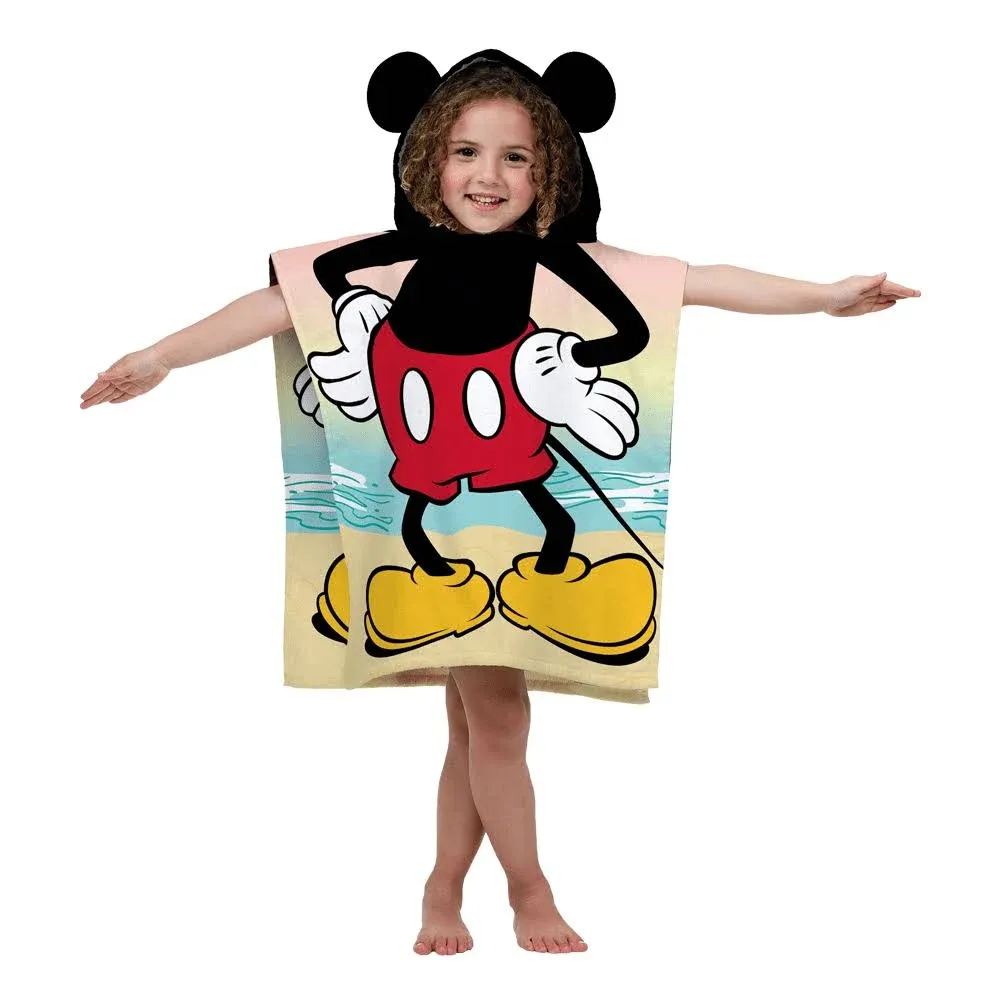 Disney Mickey Mouse Hooded Poncho Towel