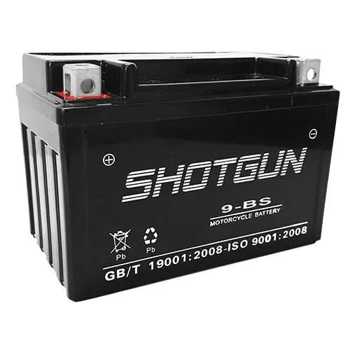 SHOTGUN Replacement for EverStart ES9BS PowerSport Battery