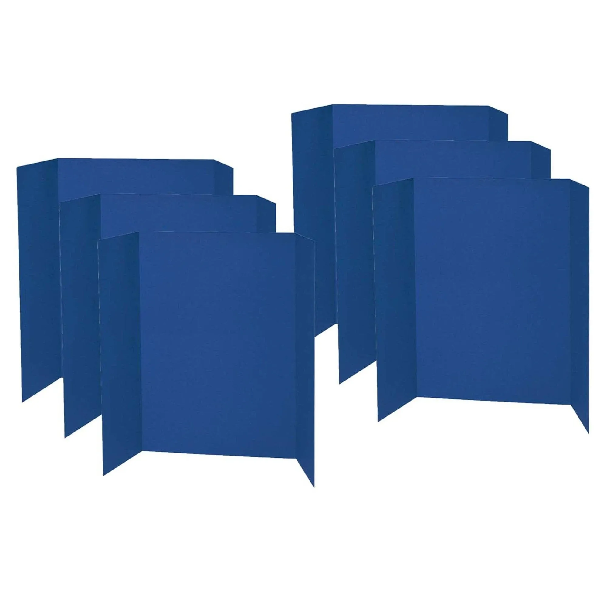 Pacon - Presentation Board, Blue, Single Wall, 48" x 36", Pack of 6