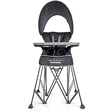 Baby Delight Go with Me Uplift Deluxe Portable High Chair | Sun Canopy | Indoor and Outdoor | GreyBaby Delight Go with Me Uplift Deluxe Portable High…