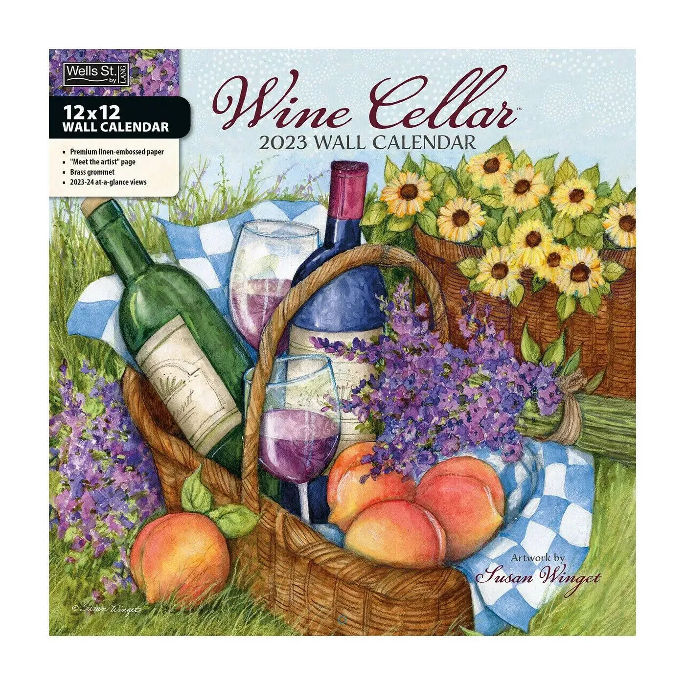 WSBL Wine Cellar 2023 Wall Calendar