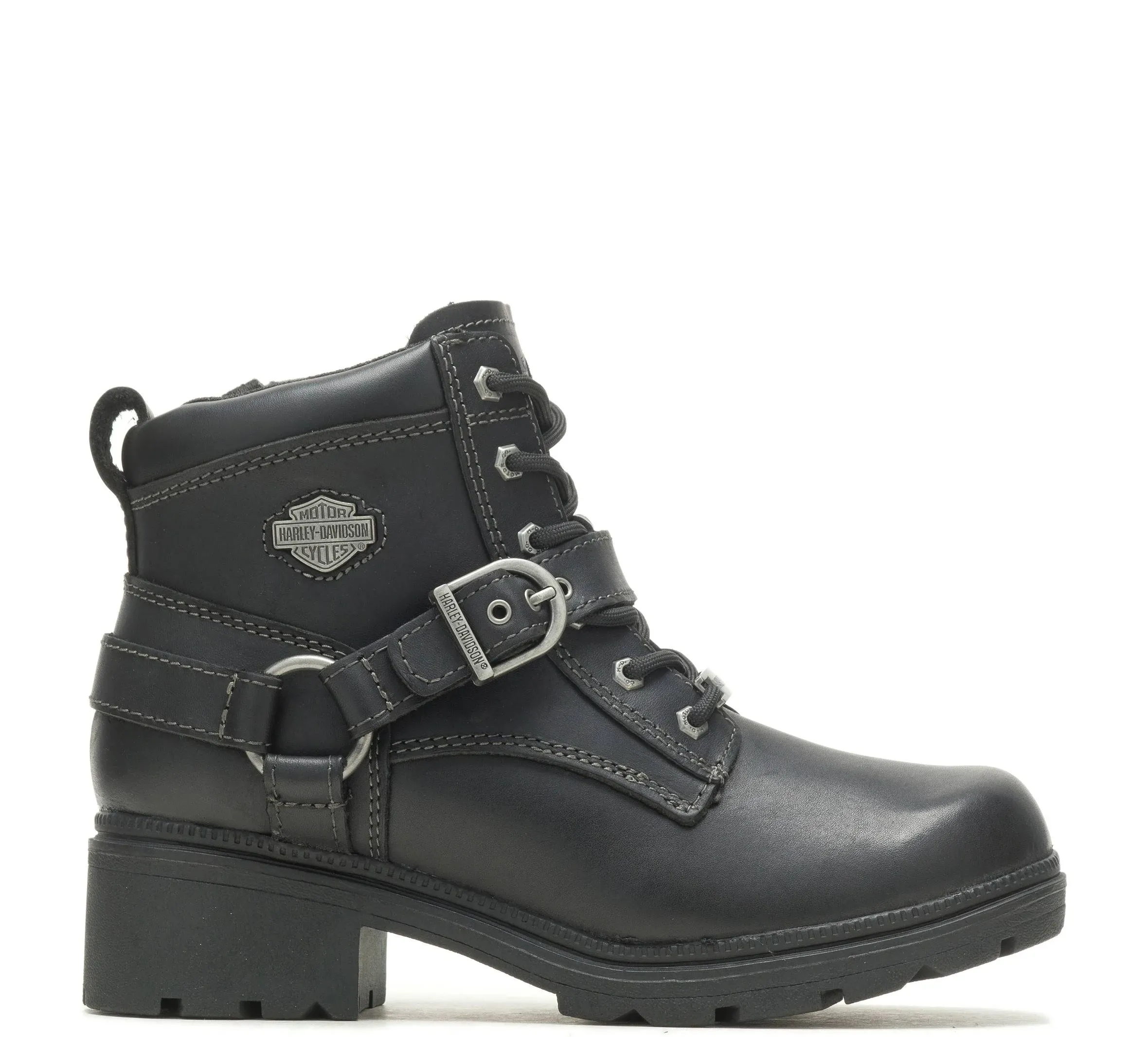 Harley Davidson Women's Tegan Motorcycle Boots - Black