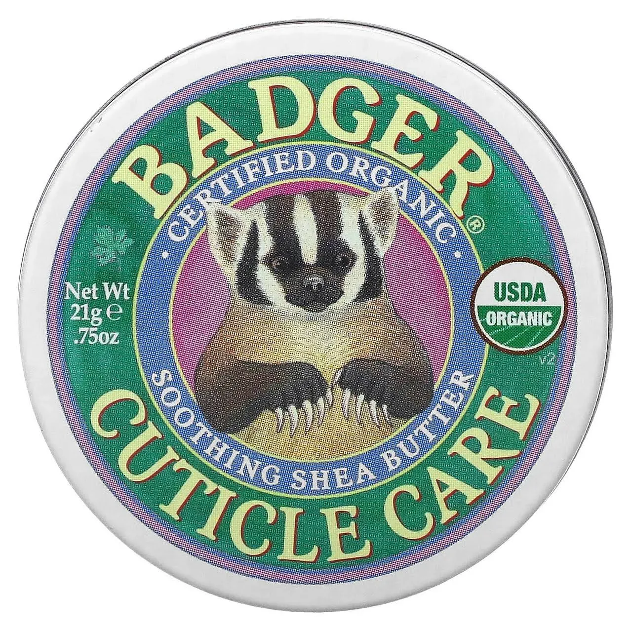 Badger Organic Cuticle Care with Soothing Shea Butter - 0.75 oz tin