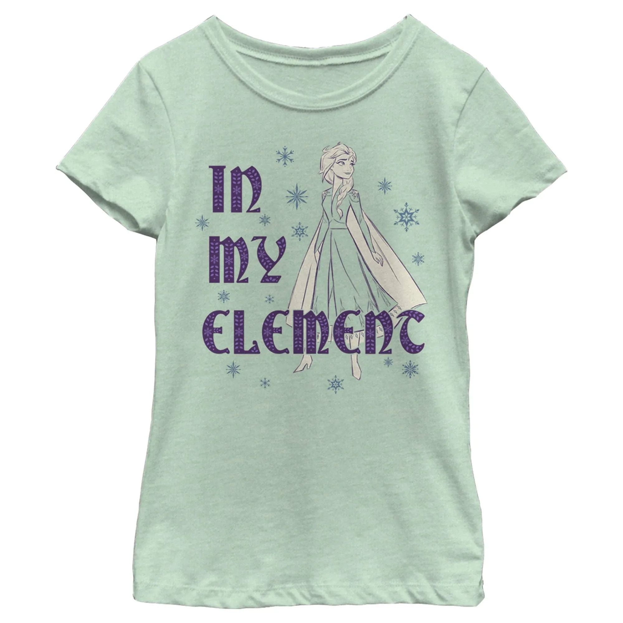 Frozen 2 Girl's Elsa Portrait T-Shirt