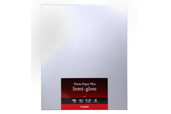 Canon 17x22 inch Photo Paper Plus Semi-Gloss (25 Sheets)